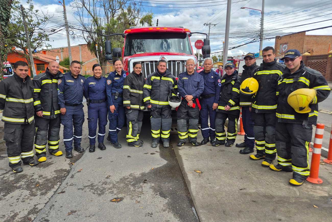 Cuerpo de Bomberos de Chía celebra su aniversario