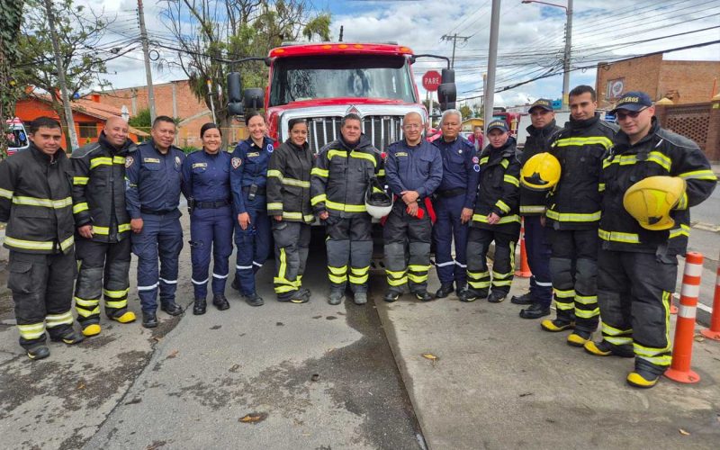 Cuerpo de Bomberos de Chía celebra su aniversario